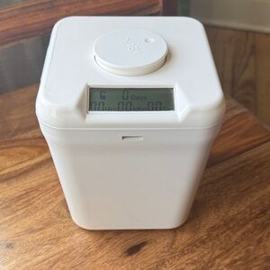 White Electronic Timer Container